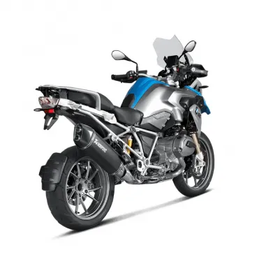 Akrapovic Bmw R 1200 Gs Adventure 14 2016 Terminale Di Scarico Slip-On Line Titanio Black Moto Omologato