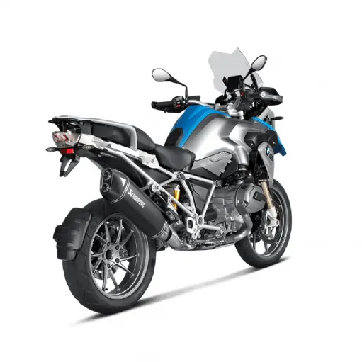 Akrapovic Bmw R 1200 Gs Adventure 14 2016 Terminale Di Scarico Slip-On Line Titanio Black Moto Omologato