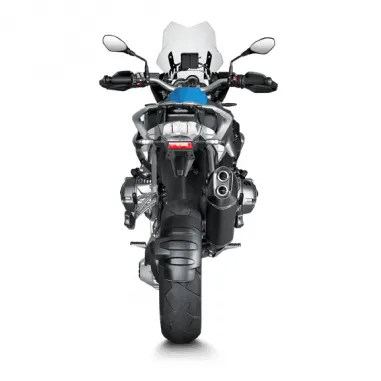 Akrapovic Bmw R 1200 Gs Adventure 14 2016 Terminale Di Scarico Slip-On Line Titanio Black Moto Omologato