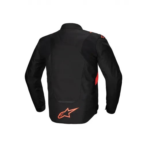 Giacca Alpinestars T-JAWS V4  Whaterproof Black Red Fluo Protezioni Cordura  Da Moto