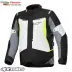 Giacca Alpinestars ST-1 Waterprooof Black Yellow Fluo Protezioni Da Moto Cordura Adventure Touring