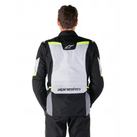 Giacca Alpinestars ST-1 Waterprooof Black Yellow Fluo Protezioni Da Moto Cordura Adventure Touring 2