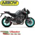Arrow Yamaha MT-10 22 - 2024 Terminale Di Scarico Moto Marmitta Pista Titanio Dark Omologato