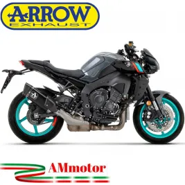Arrow Yamaha MT-10 22 - 2024 Terminale Di Scarico Moto Marmitta Pista Titanio Dark Racing