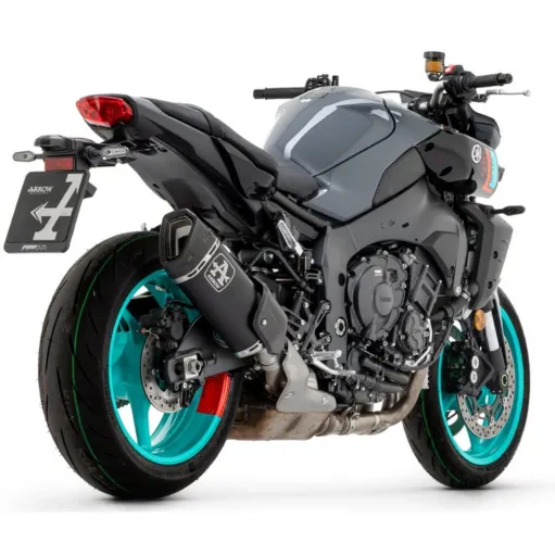 Arrow Yamaha MT-10 22 - 2024 Terminale Di Scarico Moto Marmitta Pista Titanio Dark Racing
