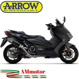 Arrow Yamaha T-Max 560 Scarico Completo Moto Terminale Indy Race Titanio Dark