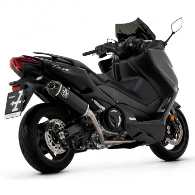 Arrow Yamaha T-Max 560 Scarico Completo Moto Terminale Indy Race Titanio Dark