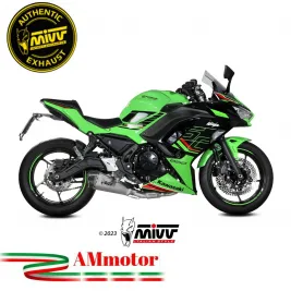 Scarico Mivv Kawasaki Ninja 650 24 - 2025 Moto Terminale Delta Race Inox Completo Di Collettori 2
