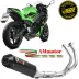 Scarico Mivv Kawasaki Ninja 650 24 - 2025 Moto Terminale Oval Carbon Cap Completo Di Collettori