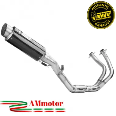 Scarico Mivv Kawasaki Ninja 650 24 - 2025 Moto Terminale GP Pro Carbonio Completo Di Collettori