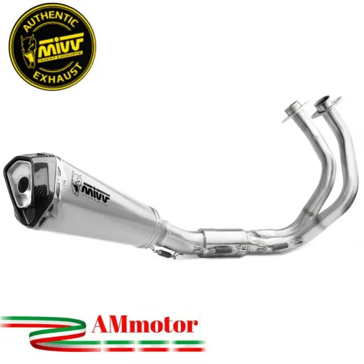 Scarico Mivv Kawasaki Z 650 24 - 2025 Moto Terminale Delta Race Inox Completo Di Collettori