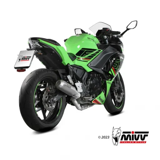 Scarico Mivv Kawasaki Ninja 650 24 - 2025 Moto Terminale Mk3 Inox Completo Di Collettori