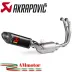 Akrapovic Aprilia RS 660 Impianto Di Scarico Completo Racing Line Terminale Carbonio Moto Omologato