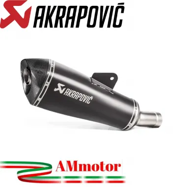 Akrapovic Bmw R 1200 Rs Terminale Di Scarico Slip-On Line Titanio Black Moto Omologato