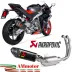 Akrapovic Aprilia RS 660 Impianto Di Scarico Completo Racing Line Terminale Carbonio Moto Omologato