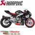 Akrapovic Aprilia RS 660 Impianto Di Scarico Completo Racing Line Terminale Carbonio Moto