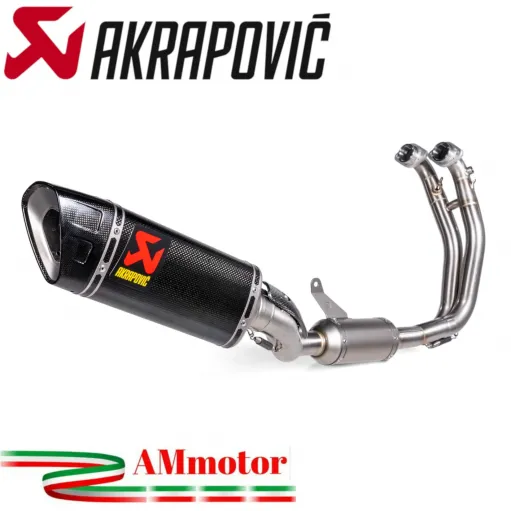 Akrapovic Aprilia RS 660 Impianto Di Scarico Completo Racing Line Terminale Carbonio Moto