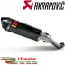 Akrapovic Aprilia Rsv 4 09 2014 Terminale Di Scarico Slip-On Line Esagonale Carbonio Moto
