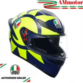 Casco Agv K1 S Soleluna 2018 Integrale Moto Valentino Rossi