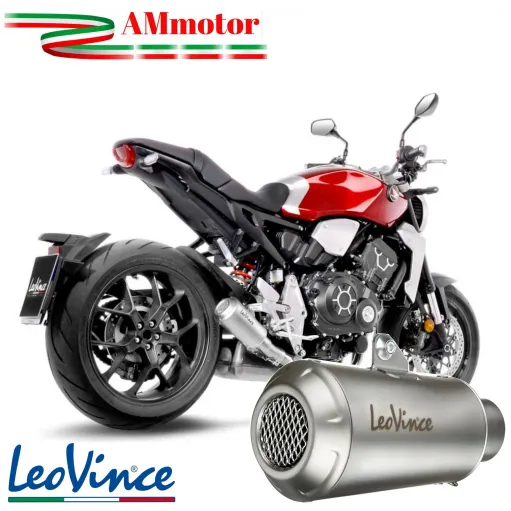 Terminale Di Scarico Honda CB 1000 R LeoVince LV-10 Inox Omologato