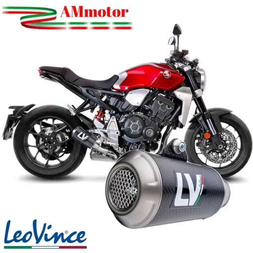 Terminale Di Scarico Honda CB 1000 R LeoVince LV-10 Carbonio Omologato