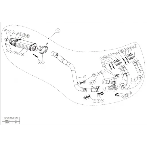 Akrapovic Honda Cbr 600 RR 07 2008 Terminale Di Scarico Slip-On Line Titanio Moto Omologato