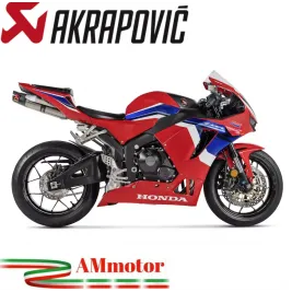 Akrapovic Honda Cbr 600 RR 07 2008 Terminale Di Scarico Slip-On Line Titanio Moto Omologato 2