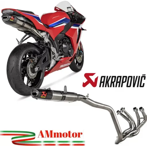 Akrapovic Honda Cbr 600 RR 07 2008 Terminale Di Scarico Slip-On Line Titanio Moto Omologato