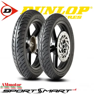 D451 120 80 16 + 100 80 16 Coppia Pneumatici Dunlop Scooter SH 125 150