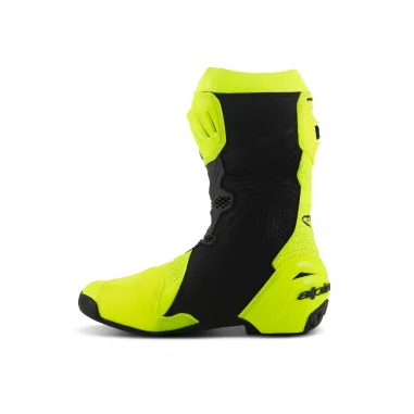 Alpinestars Supertech R Vented Yellow Fluo Black Stivale Moto Racing Pista