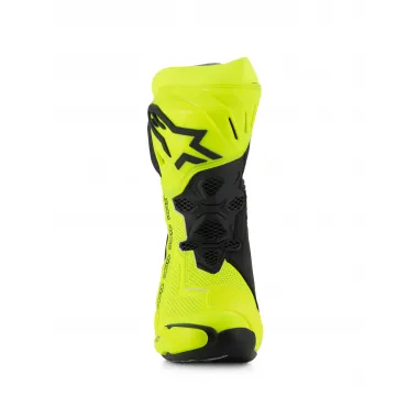 Alpinestars Supertech R Vented Yellow Fluo Black Stivale Moto Racing Pista