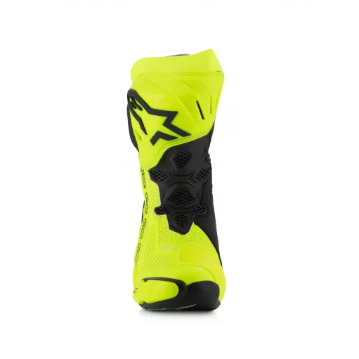Alpinestars Supertech R Vented Yellow Fluo Black Stivale Moto Racing Pista