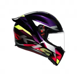 Casco Agv K1 S Fastlap Black Purple Pink Integrale Moto E2206 2