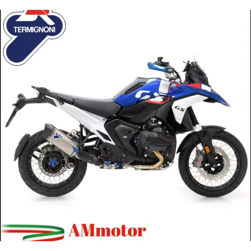 Termignoni Bmw R 1300 GS Terminale Di Scarico Moto Slip-On Titanio Omologato BW2808040ITC