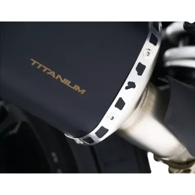 Termignoni Bmw R 1300 GS Terminale Di Scarico Moto Slip-On Titanio Nero Omologato BW2808040INC