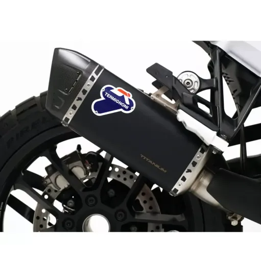 Termignoni Bmw R 1300 GS Terminale Di Scarico Moto Slip-On Titanio Nero Omologato BW2808040INC