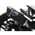 Termignoni Bmw R 1300 GS Terminale Di Scarico Moto Slip-On Titanio Nero Omologato BW2808040INC