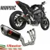 Akrapovic Yamaha Mt-09 2024 Scarico Completo Moto Racing Line In Carbonio