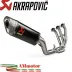 Akrapovic Yamaha Mt-09 2024 Scarico Completo Moto Racing Line In Carbonio
