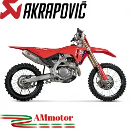 Akrapovic Honda Crf 450 R 2025 Scarico Completo Evolution Line Full Titanio Moto 2