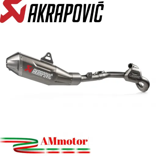 Akrapovic Honda Crf 450 R 2025 Scarico Completo Evolution Line Full Titanio Moto