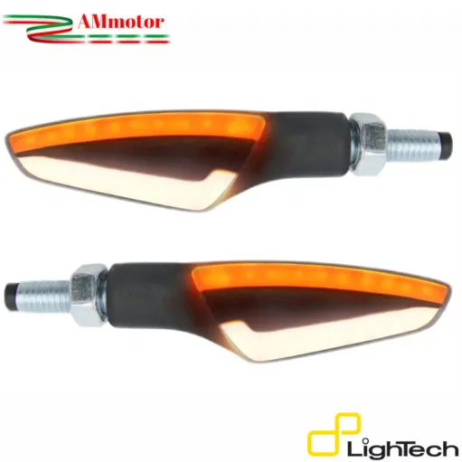 Frecce Moto Led Lightech Doppia Funzione Luce Posizione Omologate Coppia FRE934NER