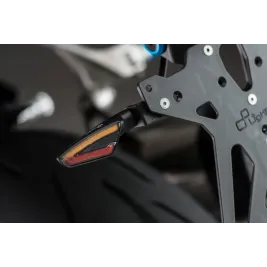 Frecce Moto Led Lightech Tripla Funzione Luce Posizione Stop Omologate Coppia FRE935NER 2