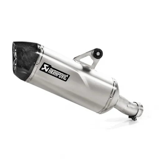 Akrapovic Bmw R 1250 Gs / Adventure Terminale Di Scarico Moto Slip-On Line Titanio