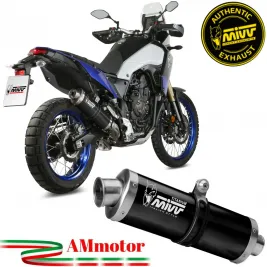 Mivv Yamaha Tenere' 700 Terminale Di Scarico Moto Marmitta Oval Titanio Nero Omologato