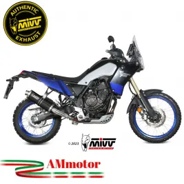 Mivv Yamaha Tenere' 700 Terminale Di Scarico Moto Marmitta Oval Titanio Nero Omologato 2