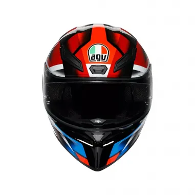 Casco Agv K1 S Fastlap Black Red Blue Integrale Moto E2206