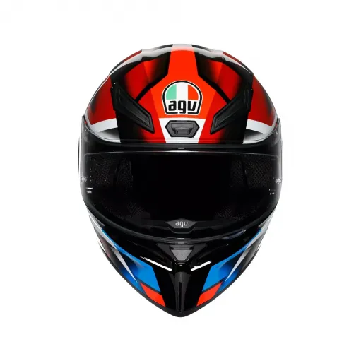 Casco Agv K1 S Fastlap Black Red Blue Integrale Moto E2206