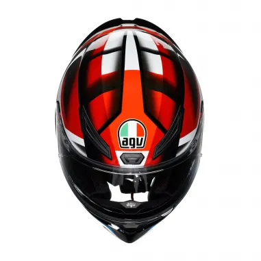 Casco Agv K1 S Fastlap Black Red Blue Integrale Moto E2206