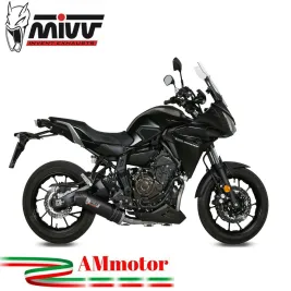 Mivv Yamaha Tracer 700 / GT / 7 Terminale Oval Carbon Cap Scarico Completo Moto